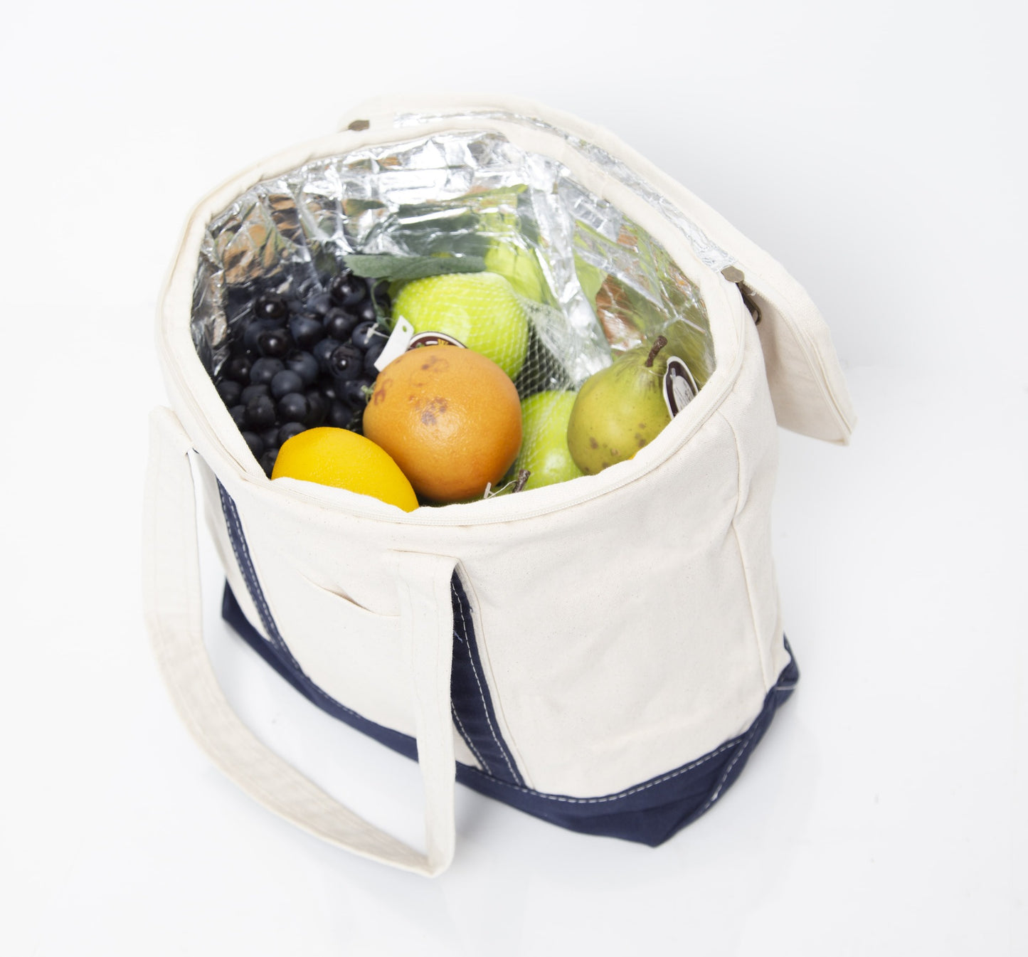 à la Plage Lunch Cooler – Gray & Cream
