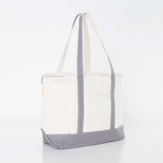 à la Plage Lunch Cooler – Gray & Cream