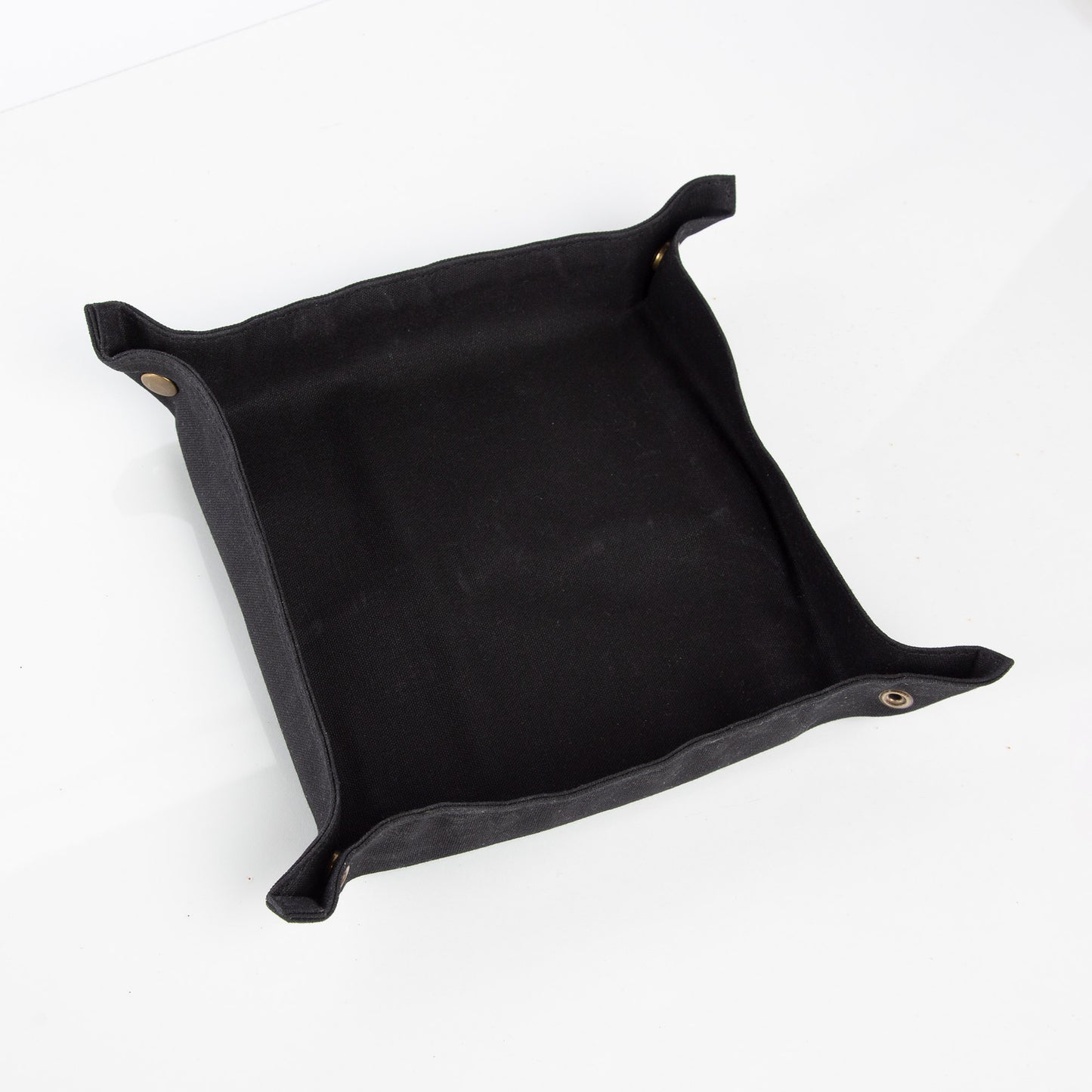 Black Waxed Canvas Desk Tray – Golf Icon