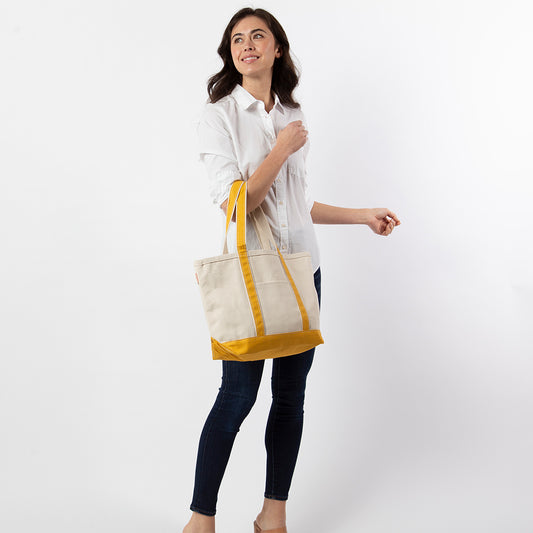 Pickleball Tote Bag - Mustard