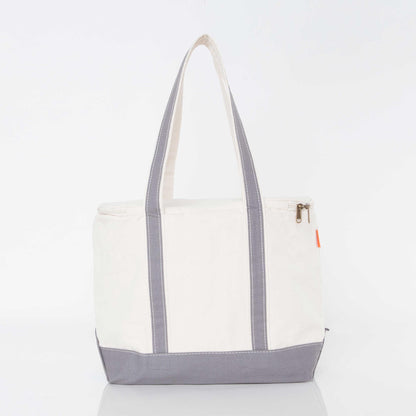 à la Plage Lunch Cooler – Gray & Cream