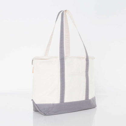 à la Plage Lunch Cooler – Gray & Cream