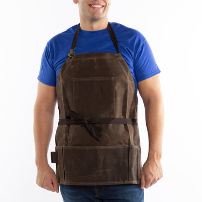 Yes Chef Half Apron - Olive