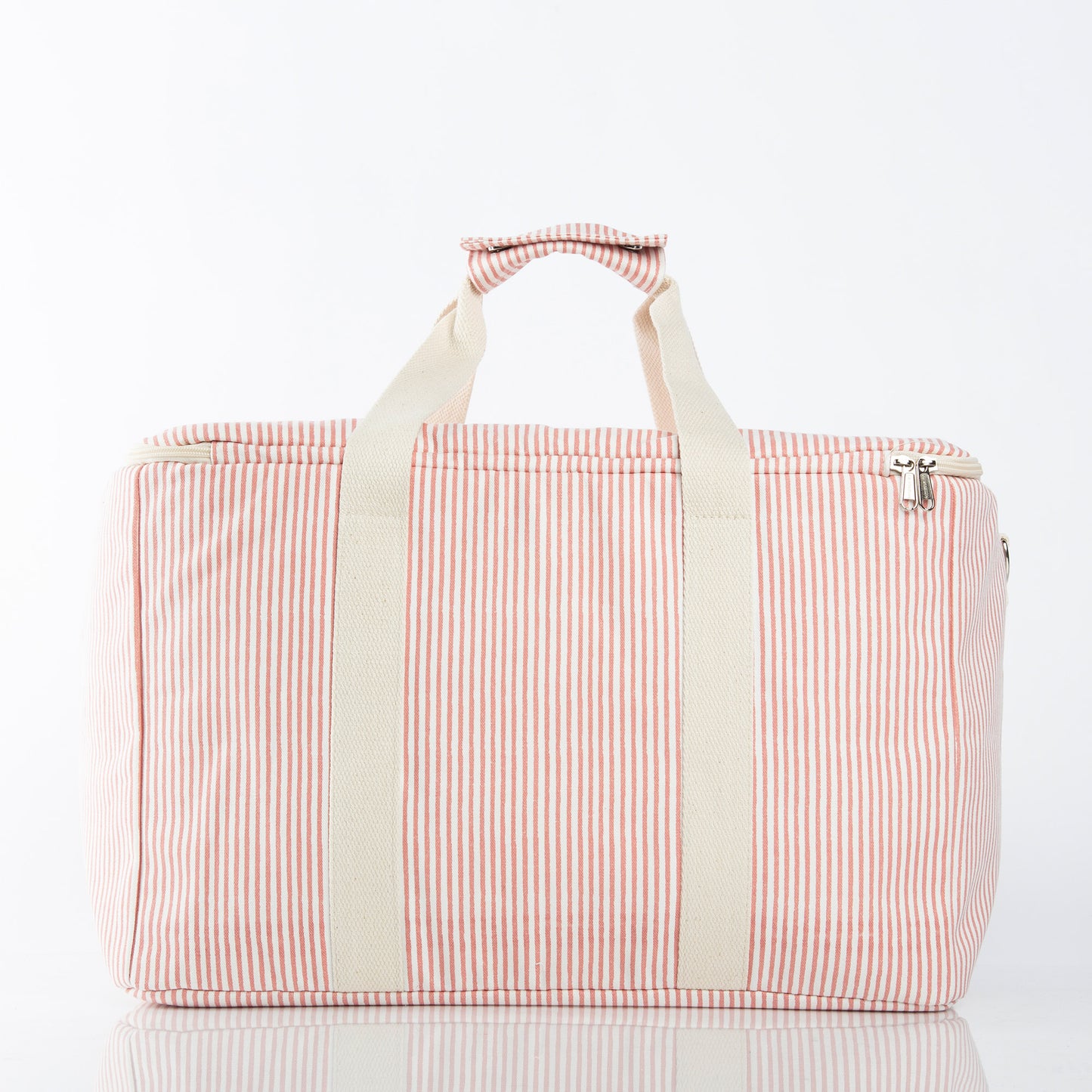 Pickleball Striped Cooler Box – Rose & Cream