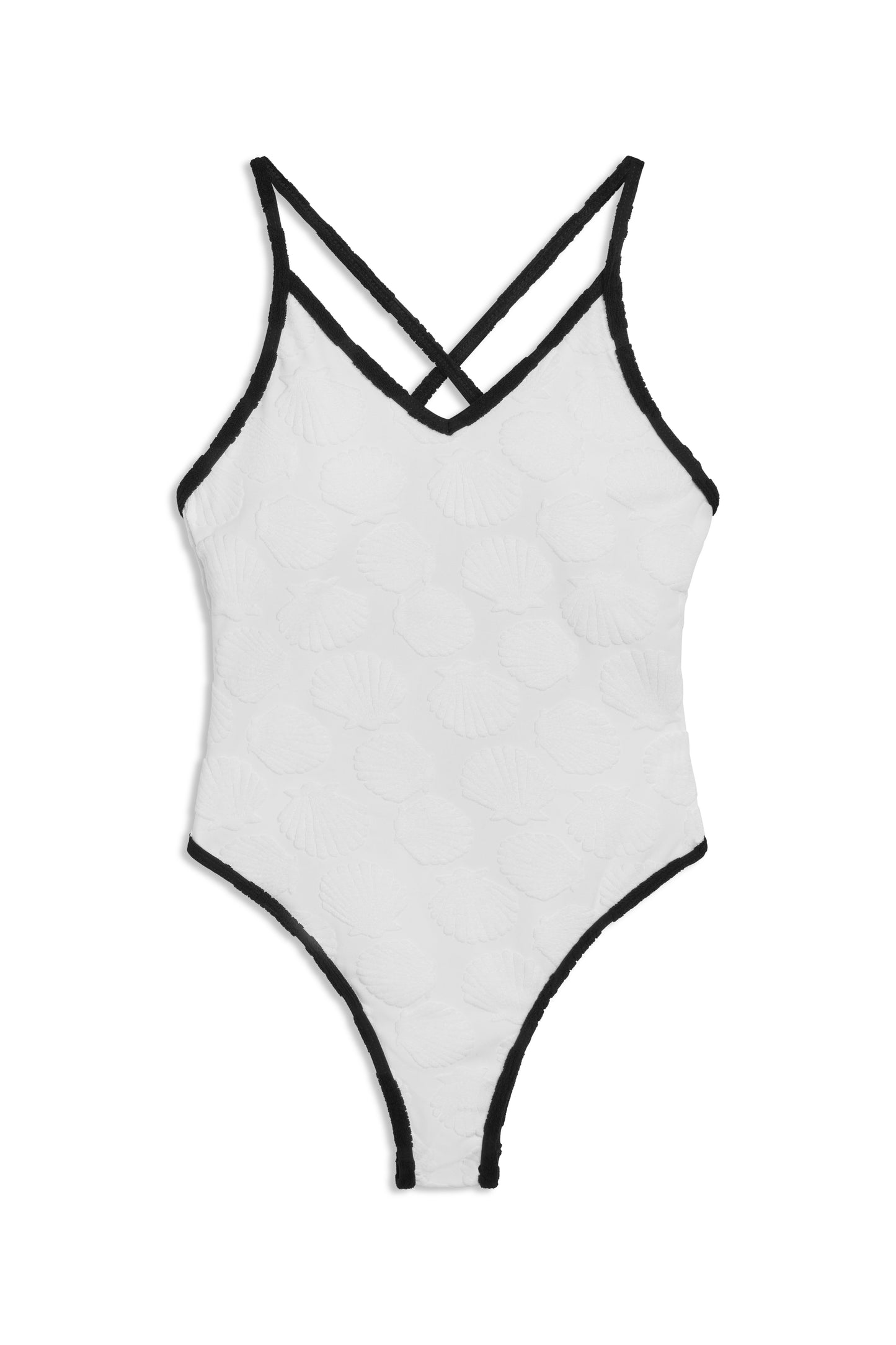 Oyster Shell One-Piece Swimsuit