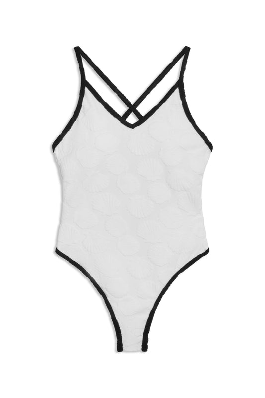 Oyster Shell One-Piece Suit
