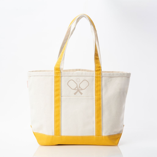 Pickleball Tote Bag - Mustard