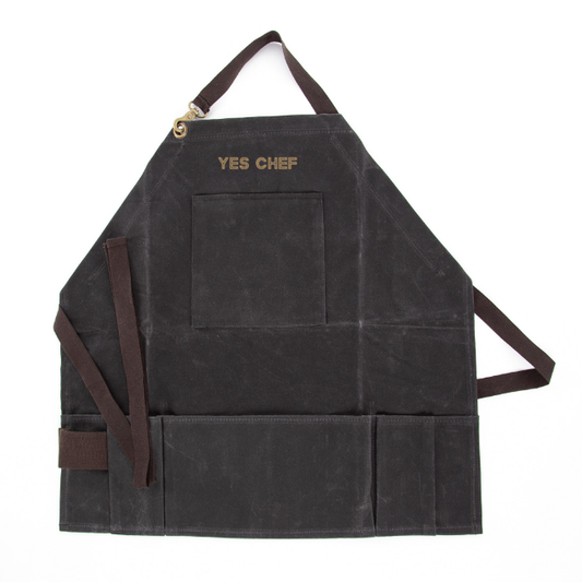 Yes Chef Half Apron - Black